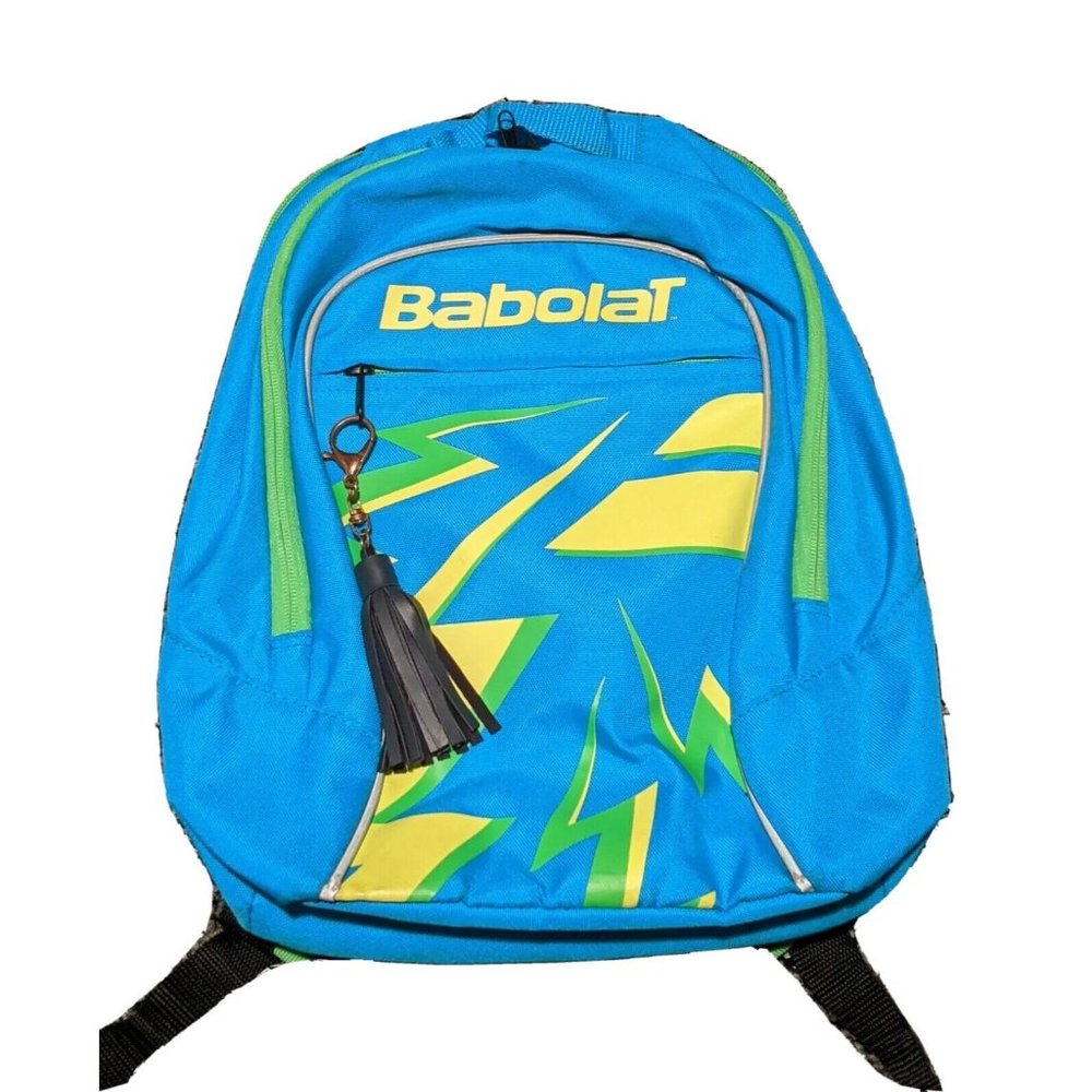 Babolat Backpack Tennis Racquet Racket Ball Bag Accessory Blue Green Wimbledon